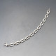 Linear Silver Link Bracelet