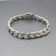 Silver Curb Chain Bracelet  