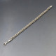 Silver Rope Chain Bracelet 7.5 Inches