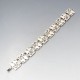  Sterling Silver Modernist Link Bracelet
