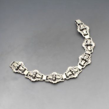 Bernard Hertz, Danish 830 Silver Bracelet