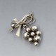 John Lauritzen Bow and Berries Brooch