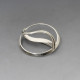 Ola Gorie  Silver Scarf Brooch