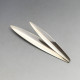 Eigil Jensen for Anton Michelsen Silver Leaf Brooch