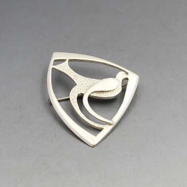 Andrew Coomber  Silver Bird Brooch