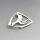 Andrew Coomber  Silver Bird Brooch