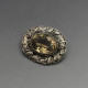 Vintage Citrine and Silver Brooch