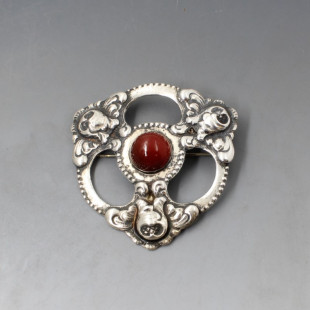 N.S. Munck , Denmark 830 Silver Brooch