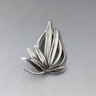 Anton Michelsen / Gertrude Engel Rougie Silver Brooch