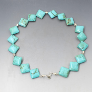 Turquoise Stone Beads Necklace