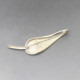 Smooth Silver Leaf Brooch
