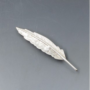 Thomas Ebbut Silver Leaf Brooch