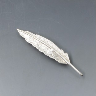 Thomas Ebbut Silver Leaf Brooch