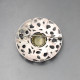 H Wright and Son Citrine and Silver Brooch