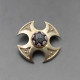 Caithness Glass Silver Brooch