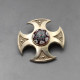 Caithness Glass Silver Brooch