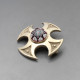 Caithness Glass Silver Brooch