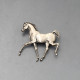 Tonie Taylor  Silver Horse Brooch