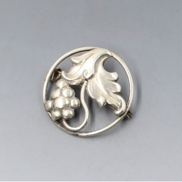 C Brumberg Hansen 830 Silver Brooch