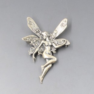 Sterling  Silver Fairy Brooch