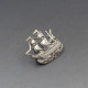 Shipton and Co Silver Mayflower Ship Brooch