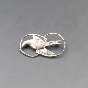 Shetland Silver Arctic Tern Brooch