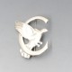 Malcolm Gray Silver Bird Brooch