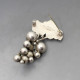 Georg Jensen Silver Grapes Brooch #217B