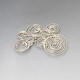 Jane Watling Silver Swirls Brooch