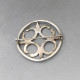 Ola Gorie Silver Celtic Brooch