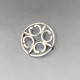Ola Gorie Silver Celtic Brooch