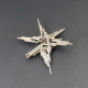 Ernest Blyth for Ivan  Tarratt Ltd Silver "Cortina" Brooch 1966