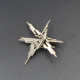 Ernest Blyth for Ivan  Tarratt Ltd Silver "Cortina" Brooch 1966