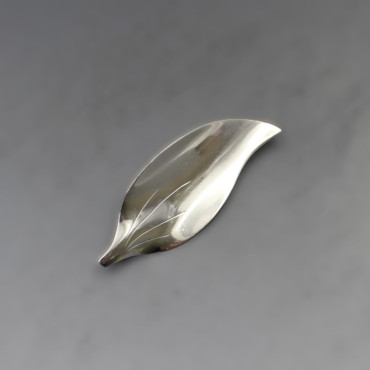 Ulrich Silver Leaf Brooch