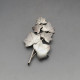 Geoffrey Bellamy  Silver Leaves Brooch