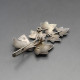 Geoffrey Bellamy  Silver Leaves Brooch