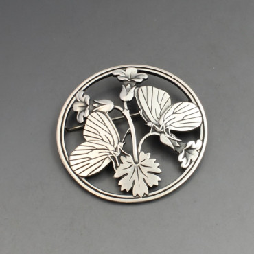 Georg Jensen Silver Butterfly Brooch #283