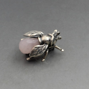 Jens J Aagaard  Small Silver Bug Brooch