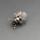 Vintage Jens J Aagaard  Small Silver Bug Brooch