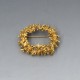 Designer Modernist Gold Vermeil Brooch