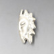 Mexico Silver Half Sun Brooch