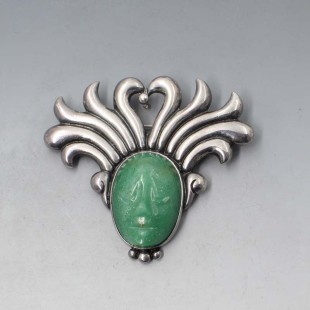  Talleres de Los Ballesteros Mexico Brooch