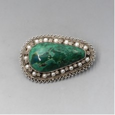 Eliat Stone Silver Brooch