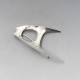 Modernist  Silver Brooch