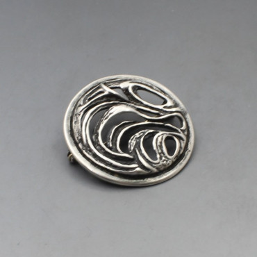 David Andersen Uni Silver Brooch