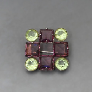 Suffragette Colours Silver Brooch