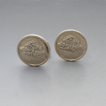 Silver Oak Tree Cufflinks