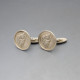 Vintage Silver Oak Tree Cufflinks
