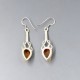 Amber Pear Drop Earrings