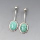 Turquoise and Silver Statement Earrings